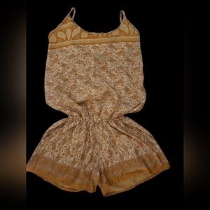 Paisley Print Romper